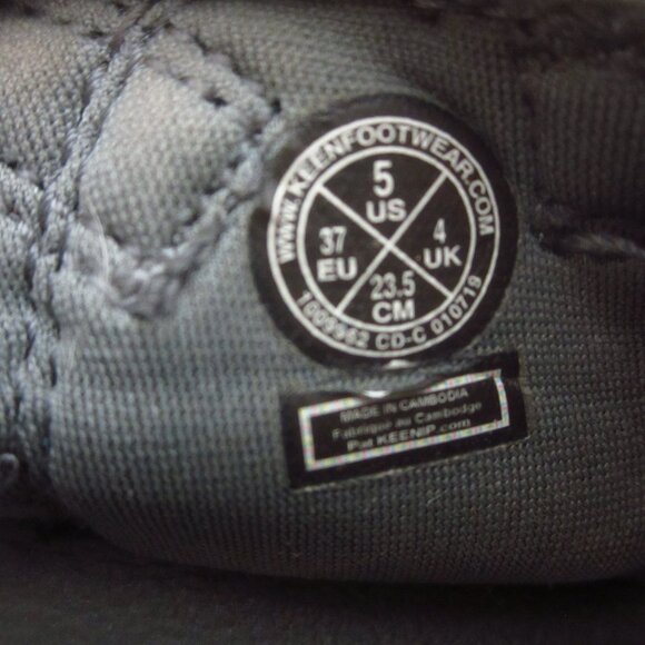 Keen Womens Size 5 Waterproof Sandals Blue Gray Closed Toe Outdoor Hiking Walk - Picture 9 of 12